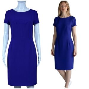 Boss Hugo Boss Sheath Dress Size 2 Preppy Corpcore Old Money Quiet Luxury Career